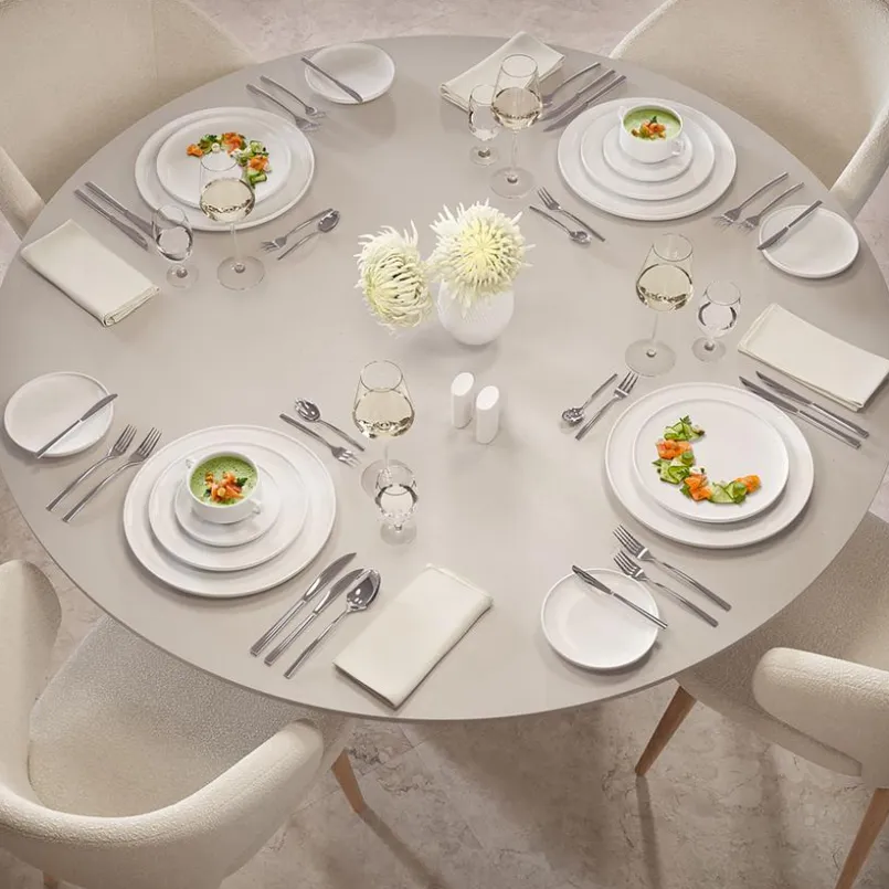 Villeroy & Boch Geschirr-Frühstücksteller Afina Ø 22 cm Weiß