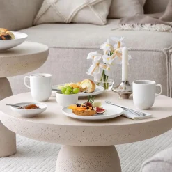 Villeroy & Boch Geschirr-Frühstücksteller Afina Ø 22 cm Weiß