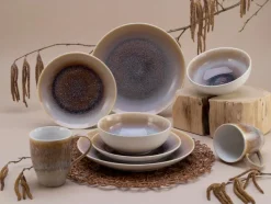 CreaTable Geschirr-Frühstücksteller Caldera Ø 21 cm Sand