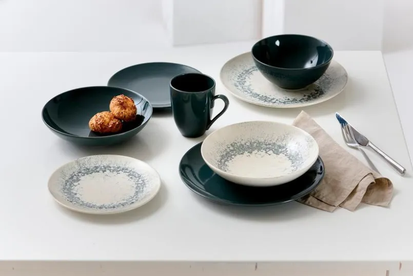 Geschirr|Ritzenhoff & Breker Frühstücksteller Cecina Ø 20,5 cm Grau