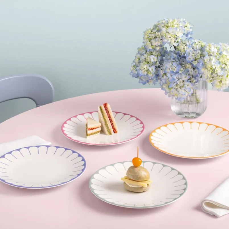 Villeroy & Boch Geschirr-Frühstücksteller Fleur Ø 21,2 cm Cassis