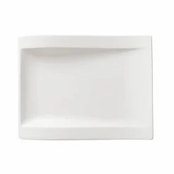 Geschirr|Villeroy & Boch Frühstücksteller New Wave 20 x 26 cm Weiß