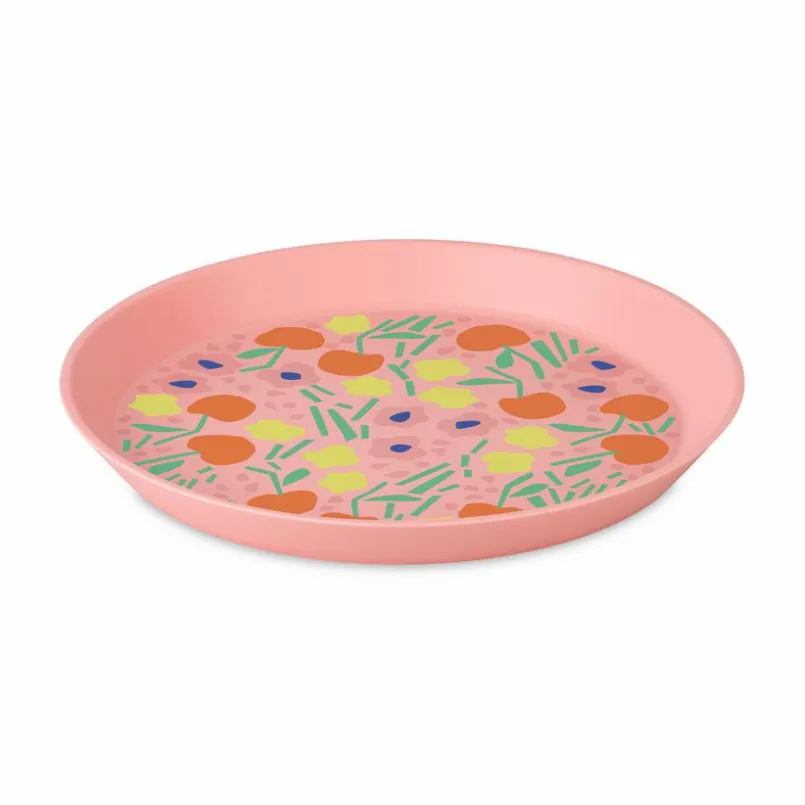 Geschirr|Koziol Frühstücksteller Nora Blooms Ø 20,5 cm Pink