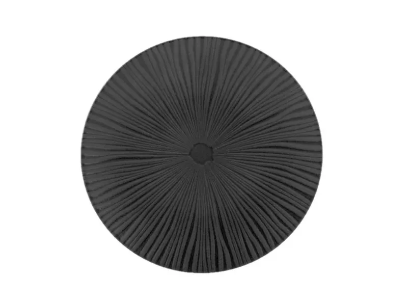 CreaTable Geschirr-Frühstücksteller Vesuvio Ø 21 cm Schwarz