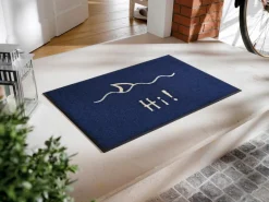 Fußmatten|Wash & Dry Fußmatte Hi! 40 x 60 cm Blau