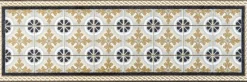 Wash & Dry Fußmatten-Fußmatte Kitchen Tiles 60 x 180 cm Beige