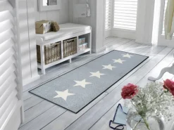 Fussmatten|Fußmatten|Wash & Dry Fußmatte Stars 40 x 60 cm Grau