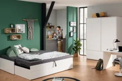 Paidi Kinderbetten|Kinderbetten-Funktionsbett Flynn 100 x 200 cm Weiß