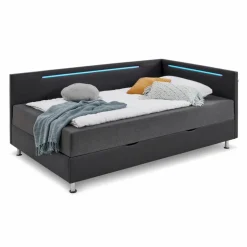 Jugendbetten|Jugendbetten|meise.möbel Funktionsbett Laser 90 x 200 cm Schwarz