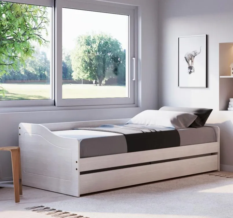Jugendbetten|Jugendbetten|Inter Link Funktionsbett Leonie 90 x 200 cm Weiß