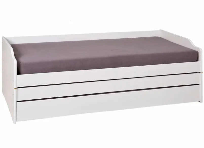 Jugendbetten|Jugendbetten|Inter Link Funktionsbett Lotar 90 x 200 cm Weiß