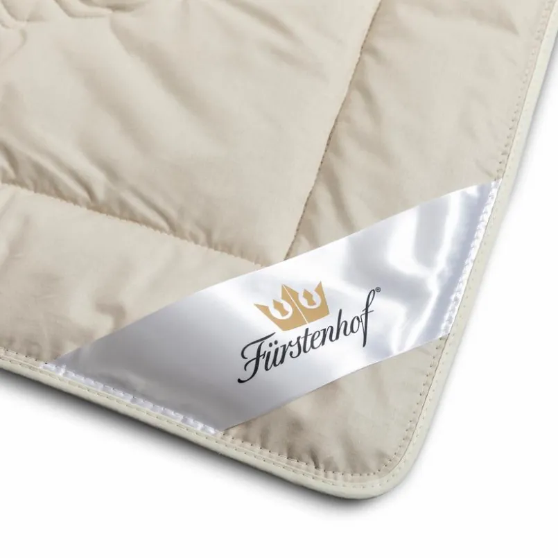 Bettdecken & Kissen|Fürstenhof Ganzjahresbettdecke Alexia 135 x 200 cm Champagner
