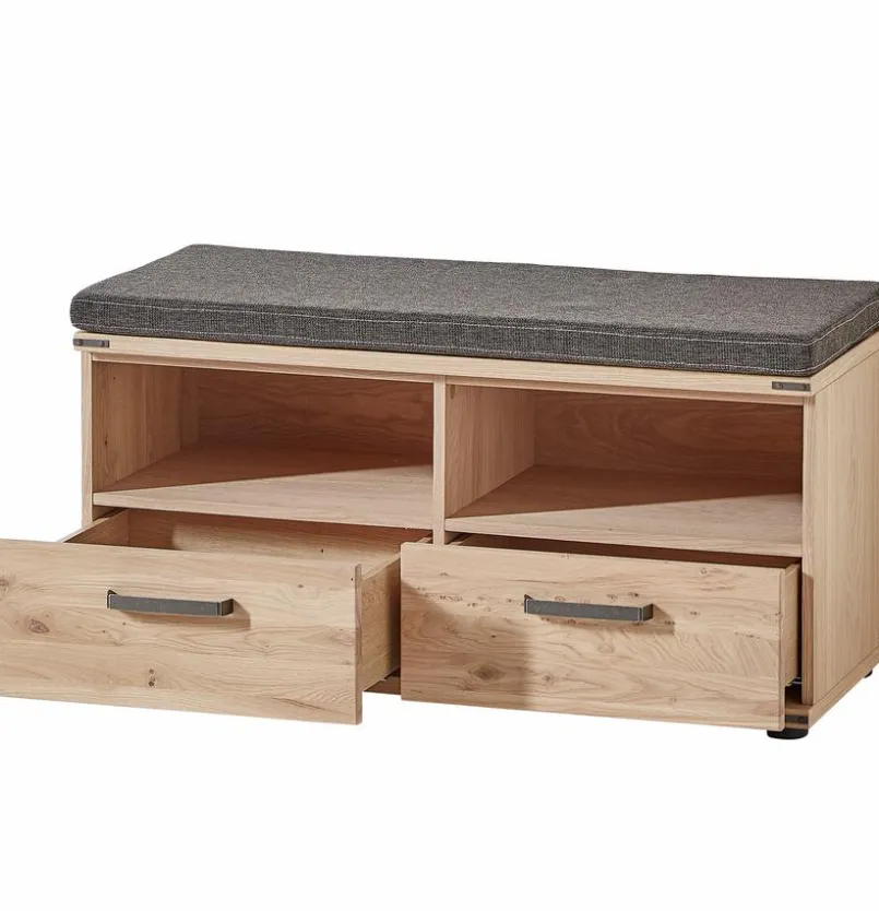 Garderobenbänke|Wohnconcept Garderobenbank Boste Wildeiche