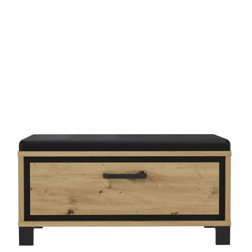 FORTE Garderobenbänke-Garderobenbank Farida Artisan-Eiche