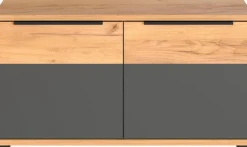 Garderobenbänke|Germania Garderobenbank Granera Graphit / Eiche