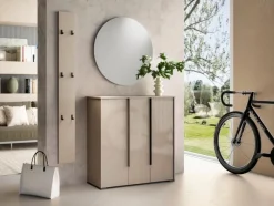 Arredokit Garderoben-Komplettsets-Garderobenkombination Desy Taupe