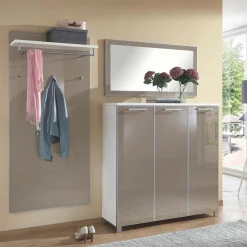 Voss Möbel Garderoben-Komplettsets-Garderobenkombination Santina Taupe