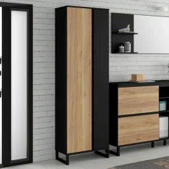 Garderobenschränke|FORTE Garderobenschrank Finnja Eiche