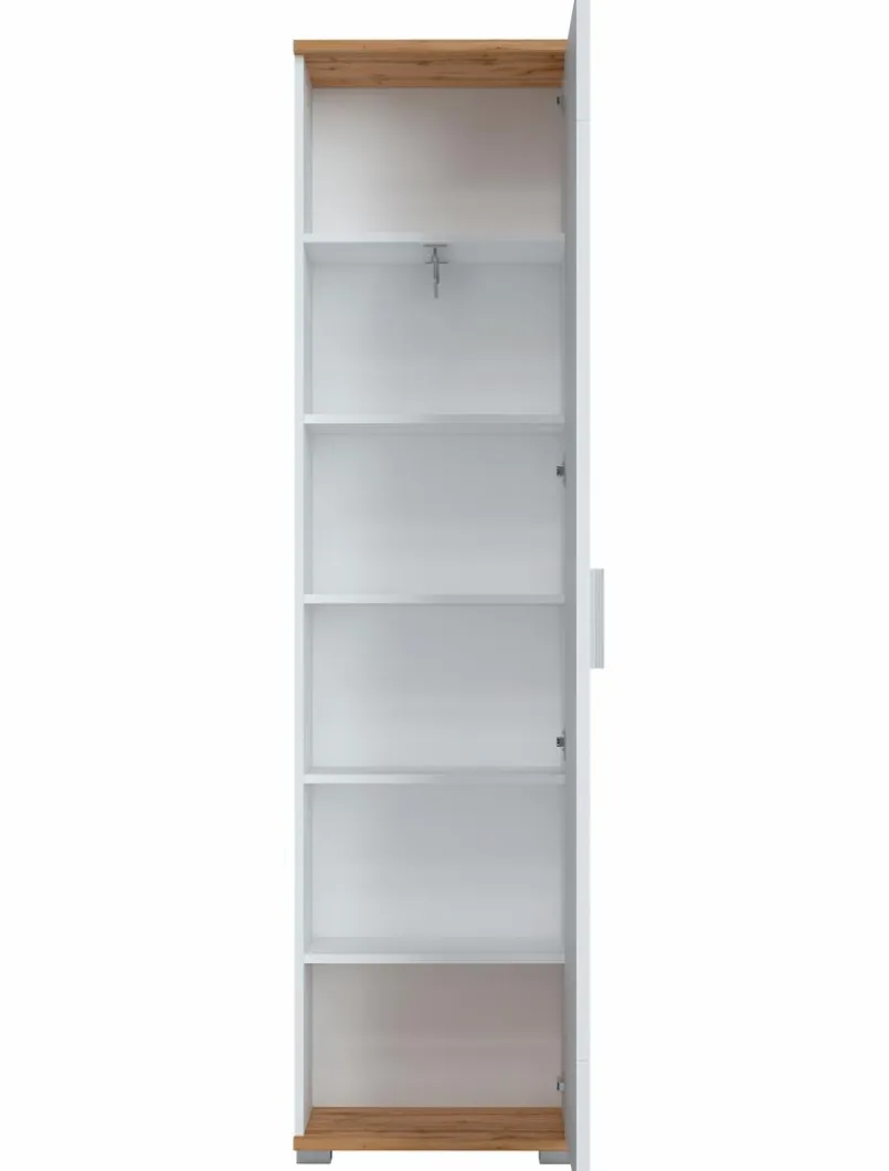 Wójcik Garderobenschränke-Garderobenschrank Hola Weiß