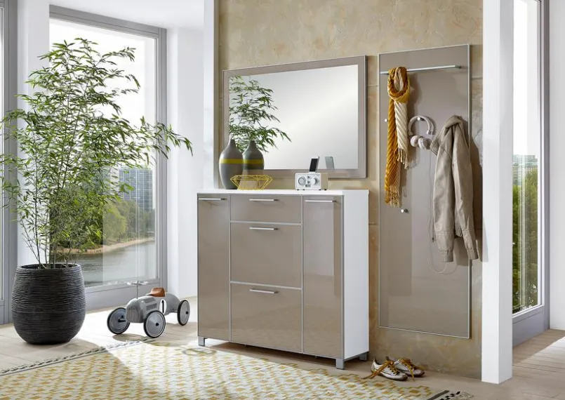 Voss Möbel Garderobenspiegel-Garderobenspiegel Santina Transparent