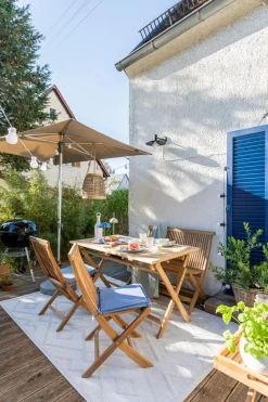 Brafab Gartenbänke|Balkonbänke-Gartenbank Turin Teak