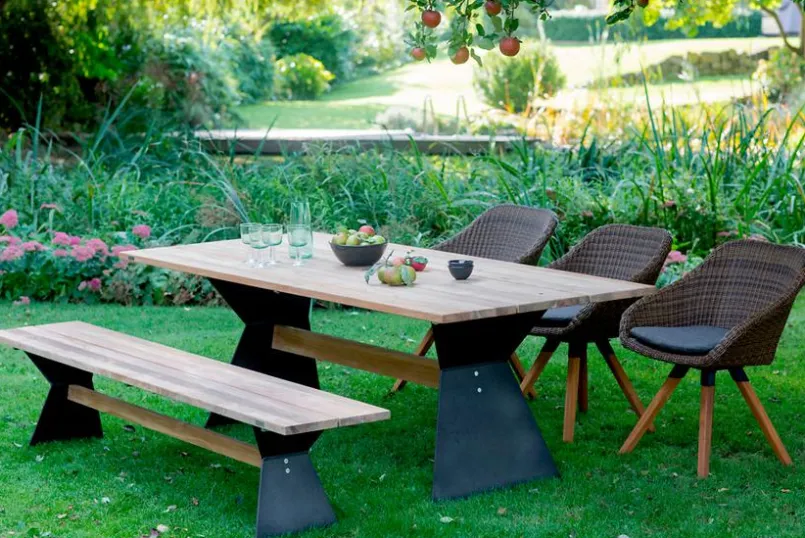 Gartenbank Nero 180 x 40 cm<NIEHOFF GARDEN Clearance