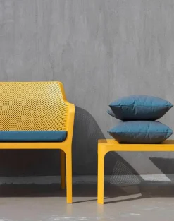 Gartenbänke|Balkonbänke|Nardi Gartenbank Net Lounge Senf