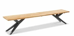 Gartenbänke|Balkonbänke|Musterring Gartenbank Rotterdam 220 x 40 cm Teak
