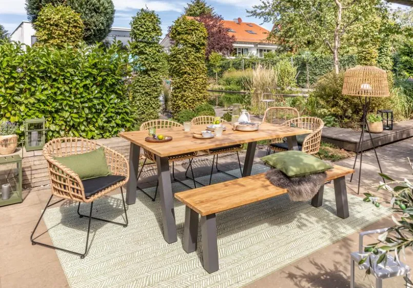 Gartenbänke|Balkonbänke-Gartenbank Vermont Teak