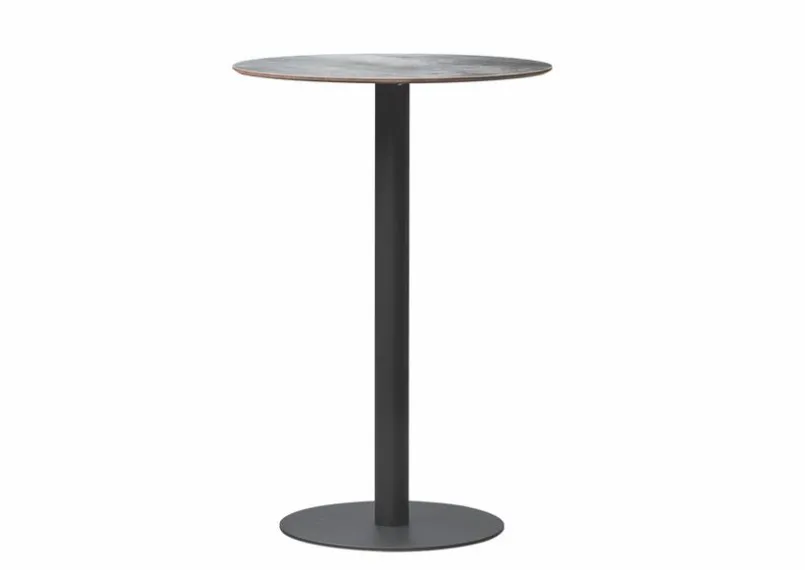 Segarda Balkontische|Gartentische-Garten-Bartisch Muses Essgruppe Ø 70 cm Anthrazit