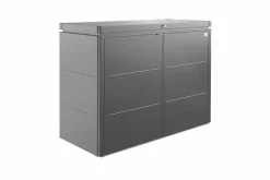 Gartenregale|biohort Garten-Highboard 160 cm Dunkelgrau