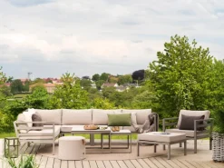 Gartenhocker Und Fußablagen|Brafab Gartenhocker Weldon 70 x 70 cm Khaki