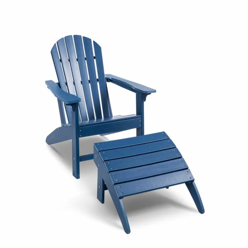 Gartenstühle|Gartensessel| Gartenhocker Alberta Navy