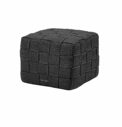 Gartenhocker Und Fußablagen|Cane-line Gartenhocker Cube Dunkelgrau