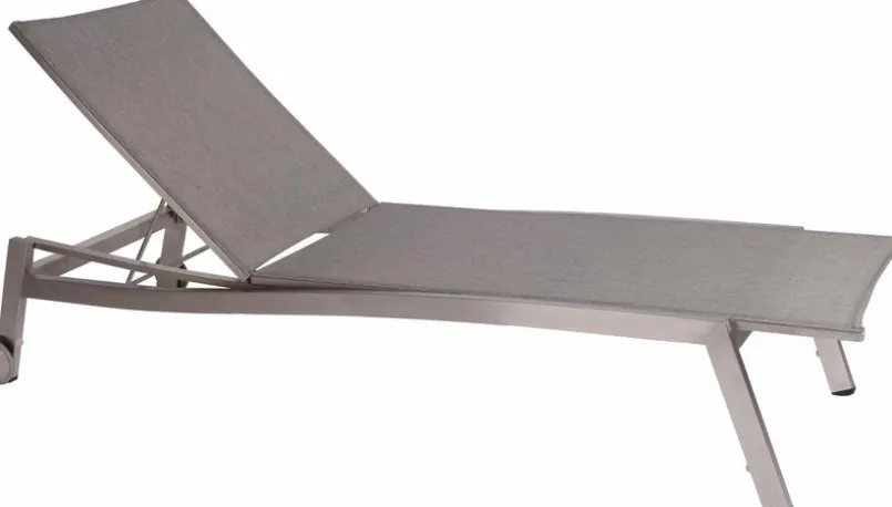 Loungeliegen|Gartenliegen|Stern Gartenliege Allround Edelstahl Grau