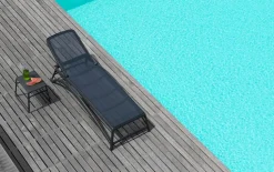 Nardi Loungeliegen|Gartenliegen-Gartenliege Atlantico Anthrazit