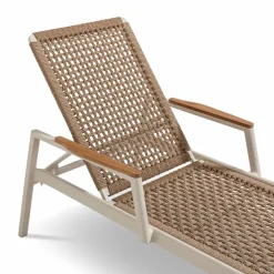 Loungeliegen|Segarda Gartenliege Santorini Liege Beige