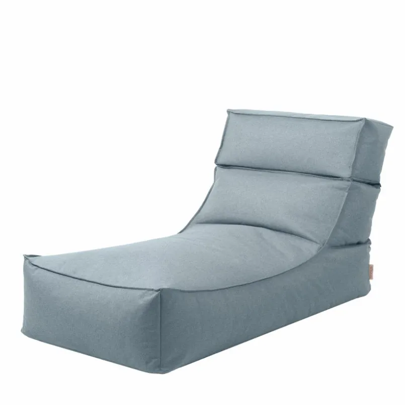 blomus Outdoor-Sitzsäcke|Gartensofas-Gartenliege Stay Lounger L 80x80x150 cm Blau