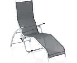 Kettler Home & Garden Loungeliegen|Gartenliegen-Gartenliege Tampa Silber