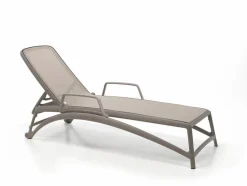 Nardi Loungeliegen|Gartenliegen-Gartenliege 2tlg. Armlehnen Atlantico Braun