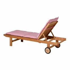 Madison Gartenliegen-Auflagen-Gartenliegen-Auflage Panama Soft 200 x 60 cm Pink
