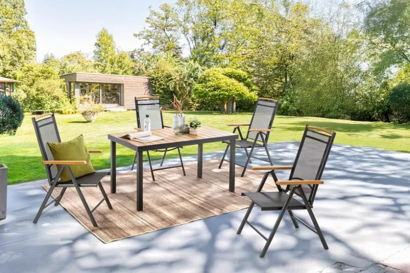 Gartenmöbel Set Merida 5-tlg.< Online