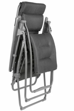 Gartenstühle|Lafuma Mobilier Gartensessel Futura Be Comfort XL Dunkelgrau