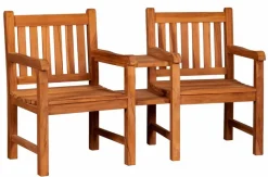 Balkonmöbel-Sets|Gartenmöbel-Sets| Gartensessel Avignon Flexi-Sitz 3tlg. Teak