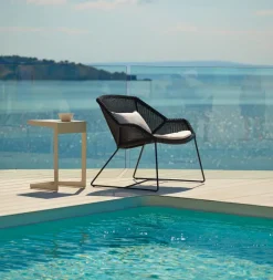 Cane-line Gartenstühle|Gartensessel-Gartensessel Breeze, Faser Schwarz