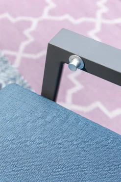 Loungesessel|Gartenstühle| Gartensessel Deluxe Alu Schwarz