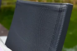 Loungesessel|Gartenstühle| Gartensessel Deluxe Alu Schwarz