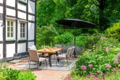 SCHÖNER WOHNEN-Kollektion Gartenstühle|Gartensessel-Gartensessel Fontein Carbon