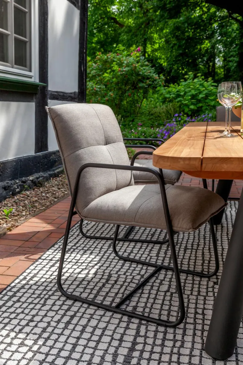 SCHÖNER WOHNEN-Kollektion Gartenstühle|Gartensessel-Gartensessel Fontein Carbon