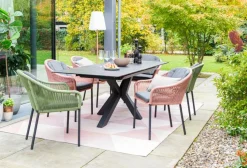 Gartenstühle|Gartensessel| Gartensessel Monza Rot